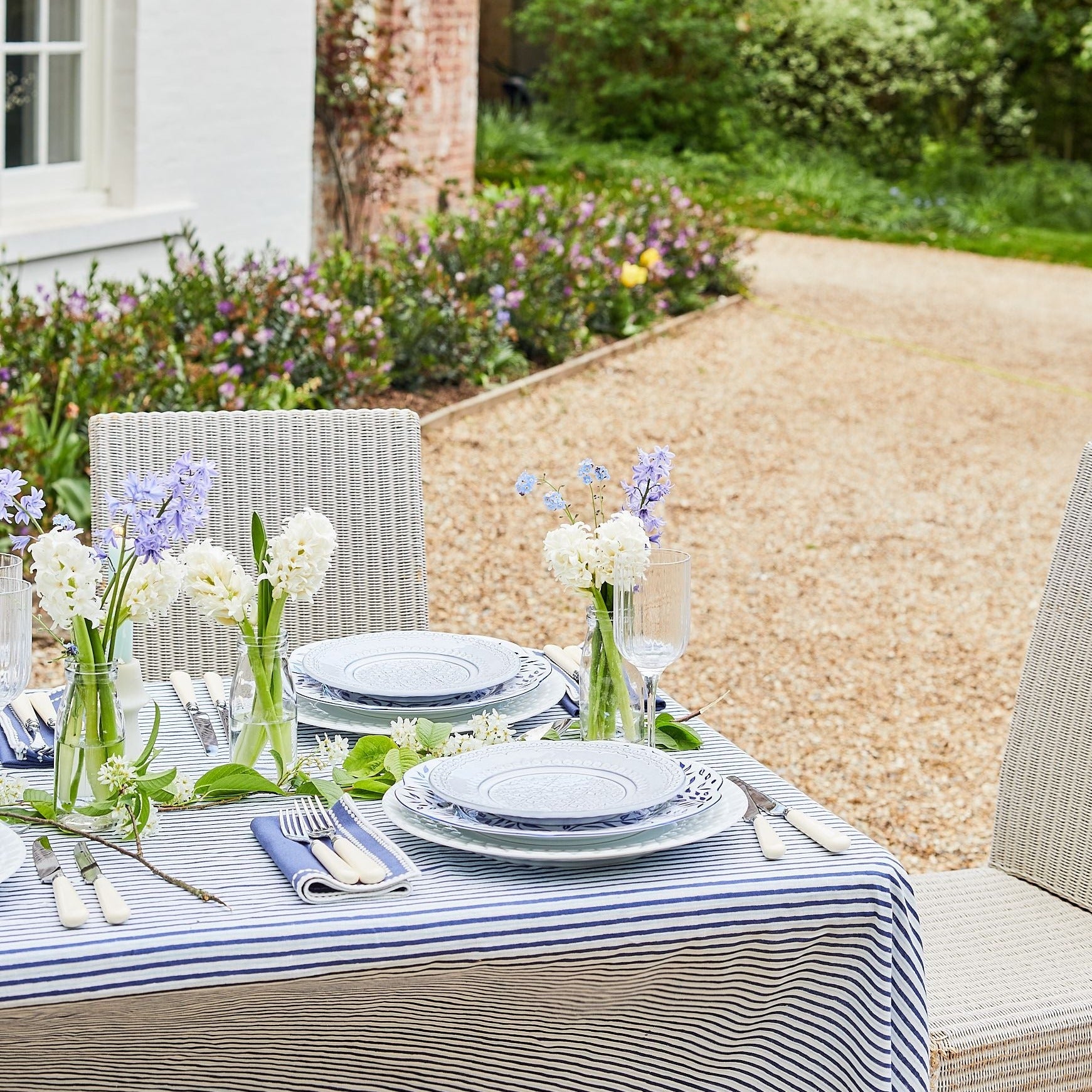 Margaux Blue Napkin (set of 4)