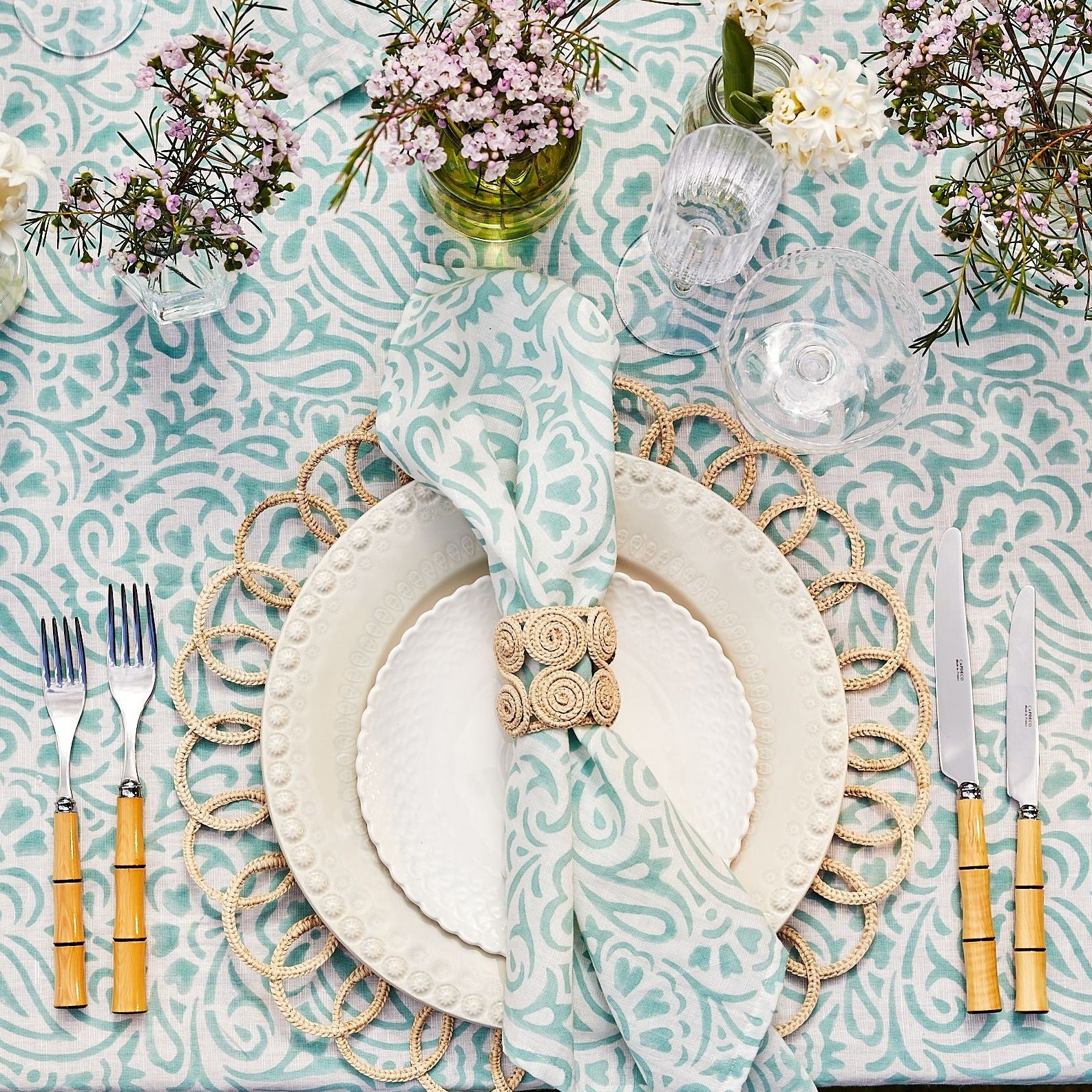 Turquoise Amelia - Tablecloth