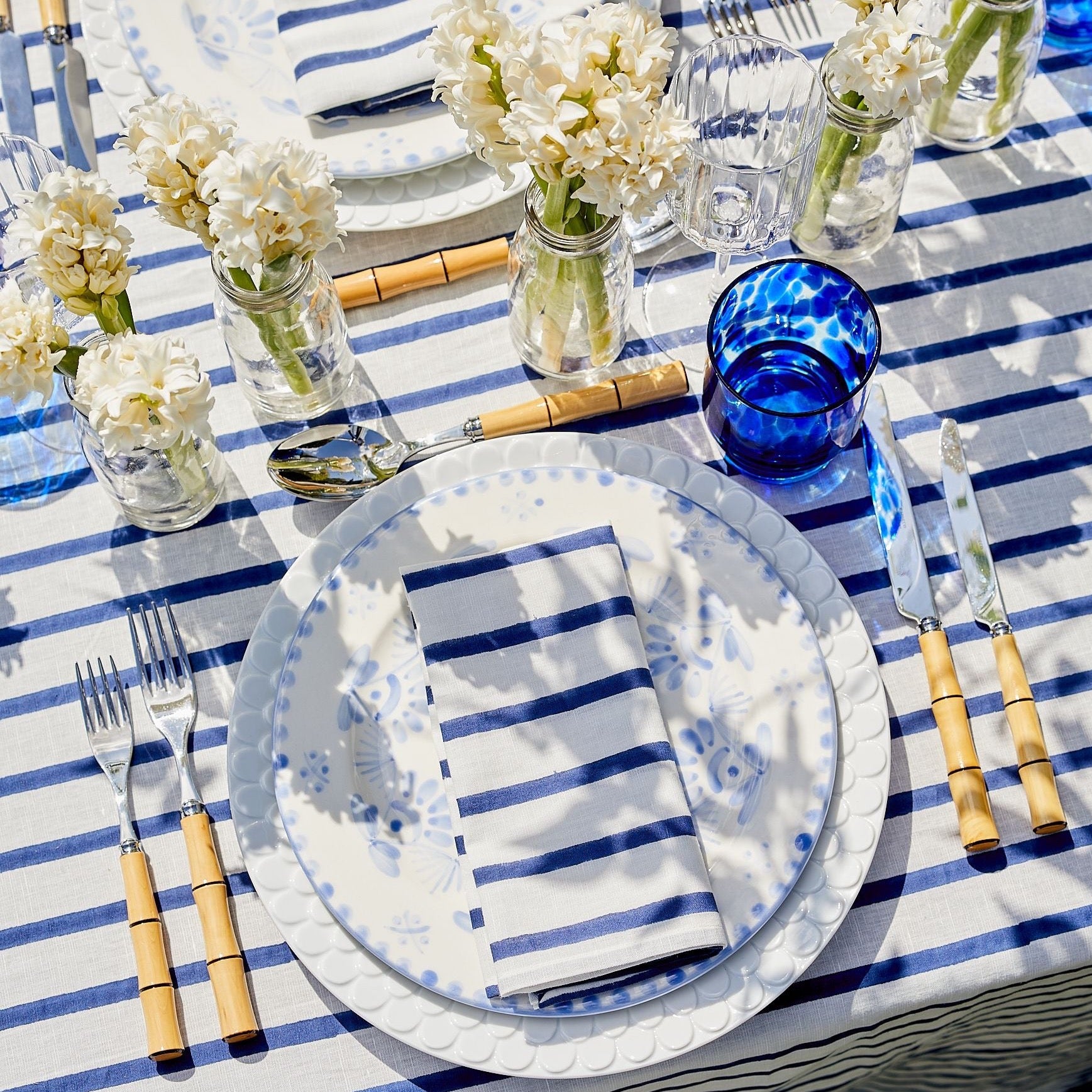 Rent: St Tropez Blue Tablecloth