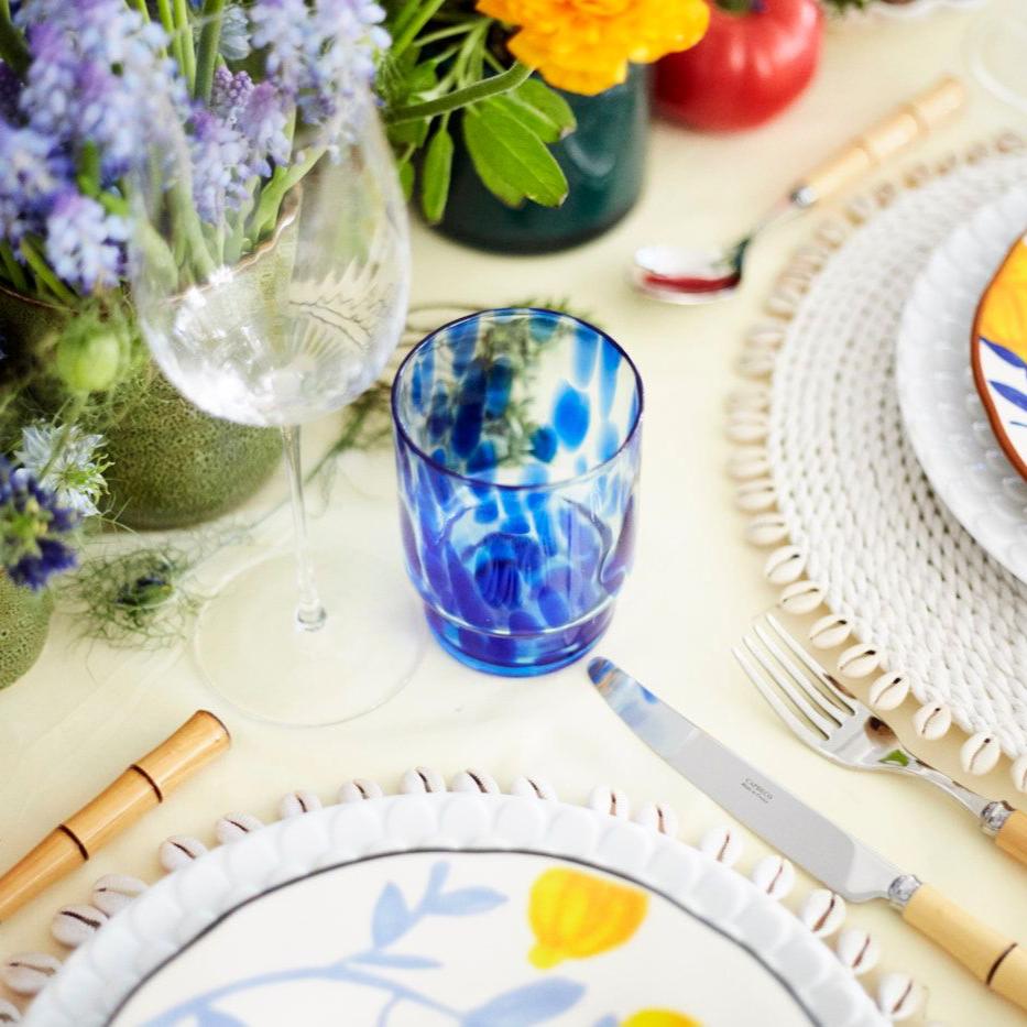 Rent: Blue Tortoiseshell Tumbler (10cm)