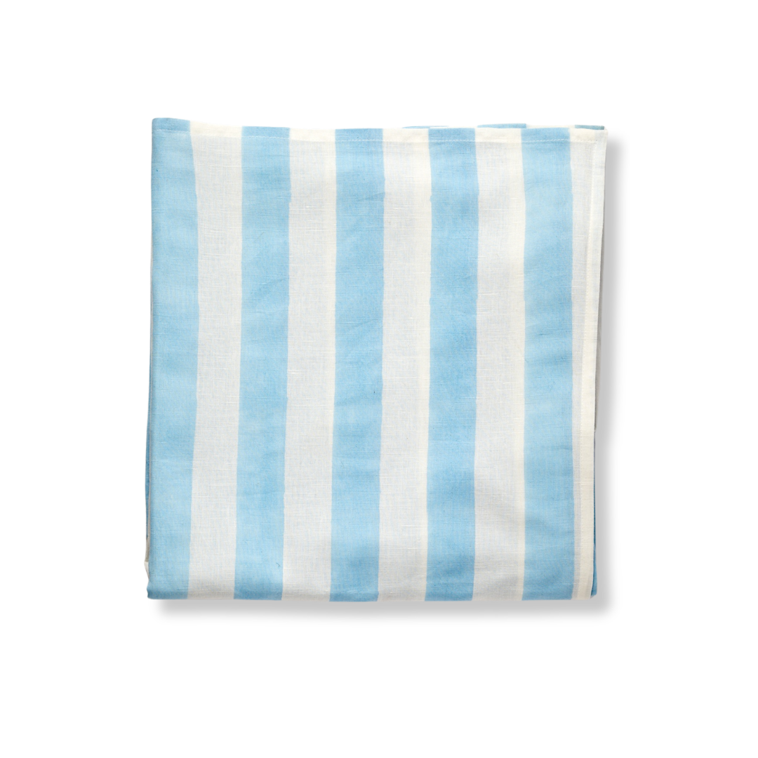 Wholesale: Provence Blue Stripe Tablecloth - 150x300cm