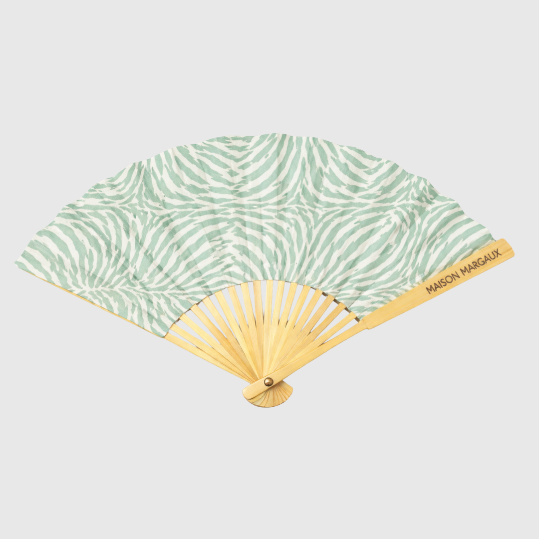 Zebra Paper Fans (Pack of 10)