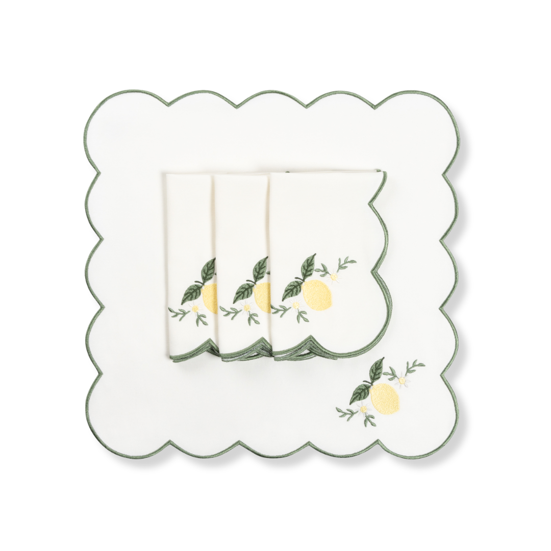 Rent: Ischia Lemon Napkin (40x40cm)