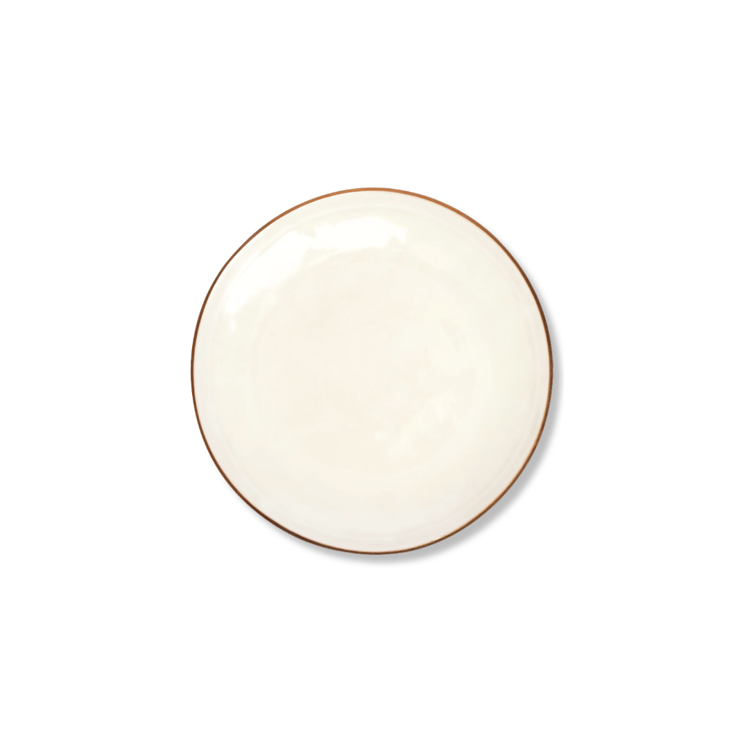 Rent: Natural Blush Gold Edge Bread (18cm)