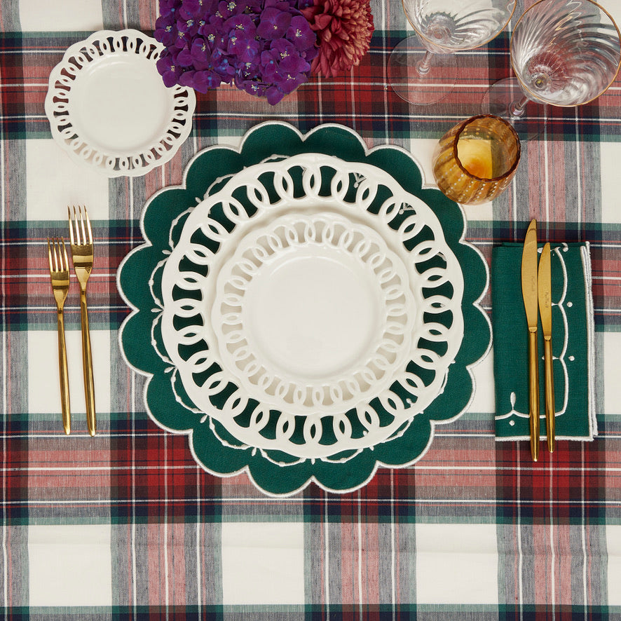 Poppy Forest Green Placemat (set of 4)