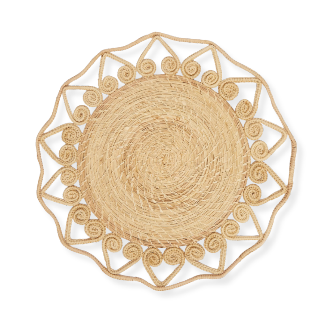 Rent: Woven Hearts Placemat (41cm)