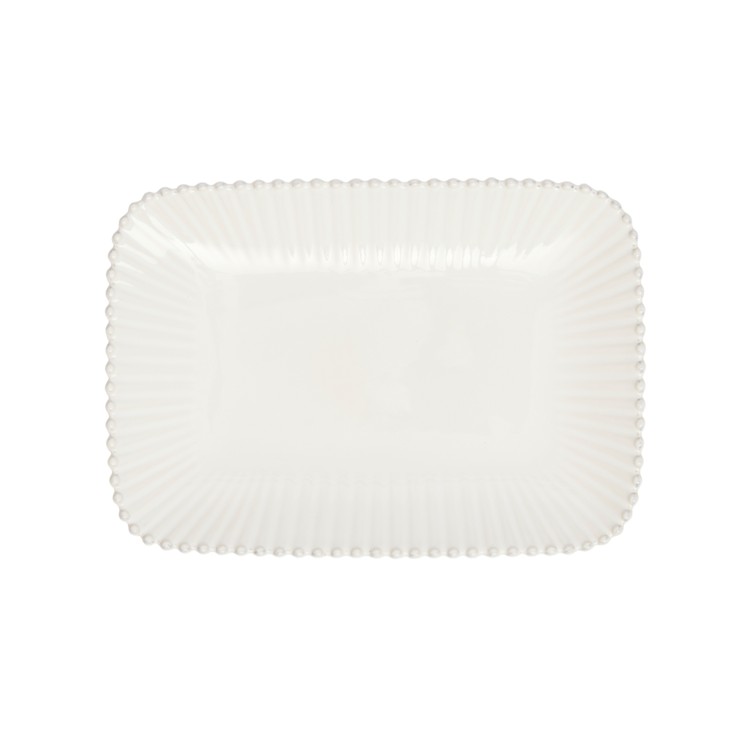 Rent: Rectangle Pearl Platter (30cm)