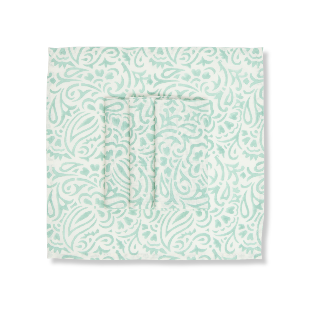 Rent: Turquoise Amelia Napkin (35x35cm)