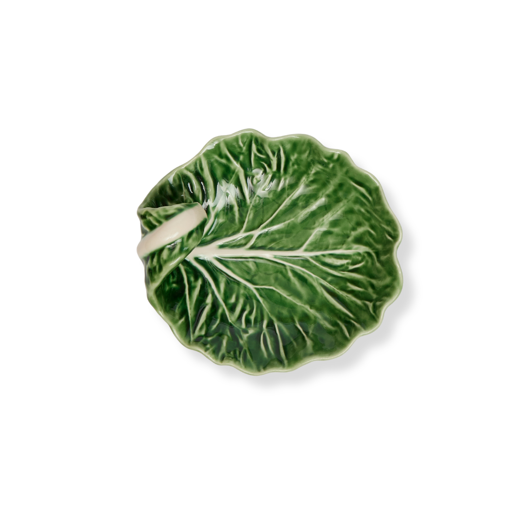 Rent: Small Green Cabbage Leaf Dish (18.5cm)