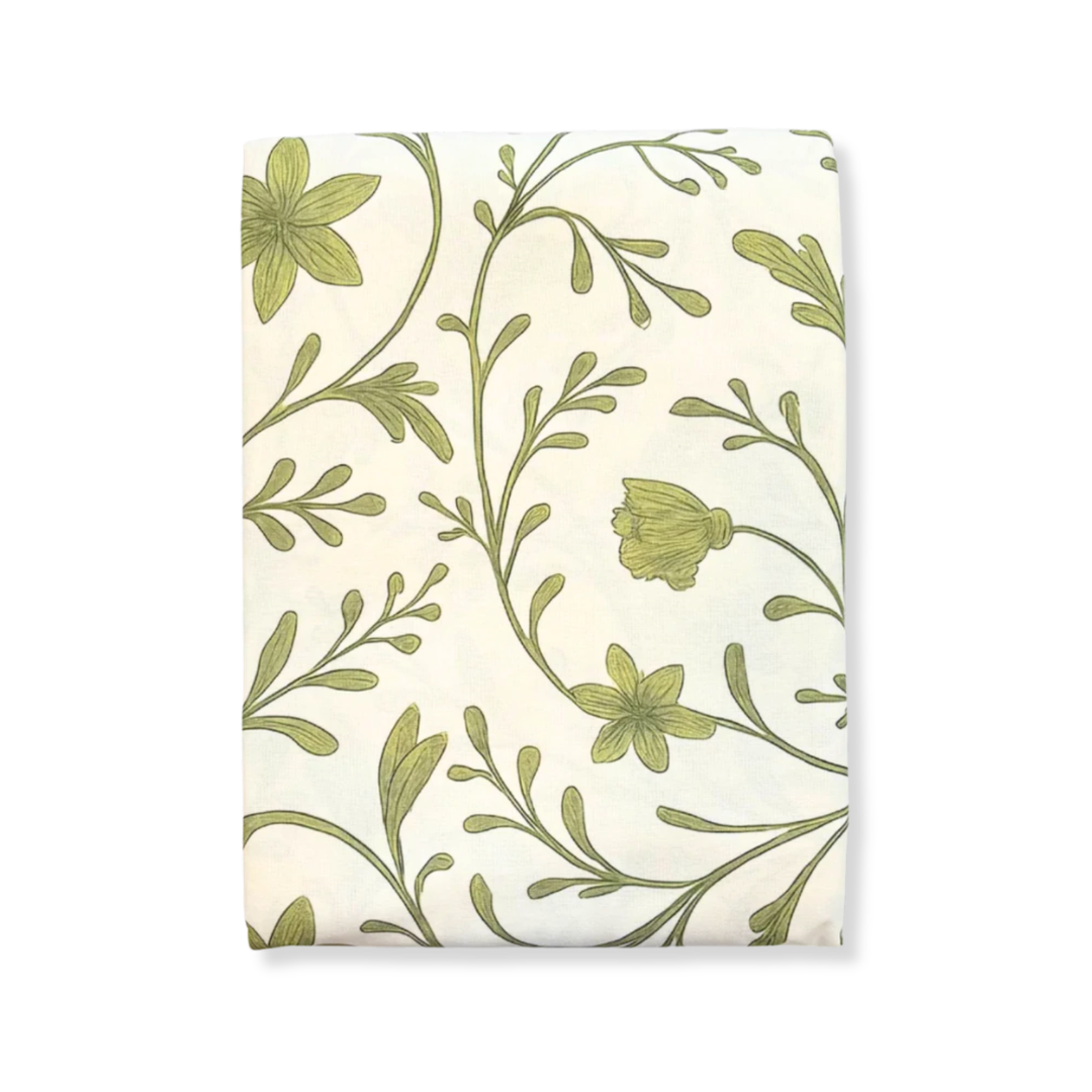 Rent: Verde Swirl Tablecloth