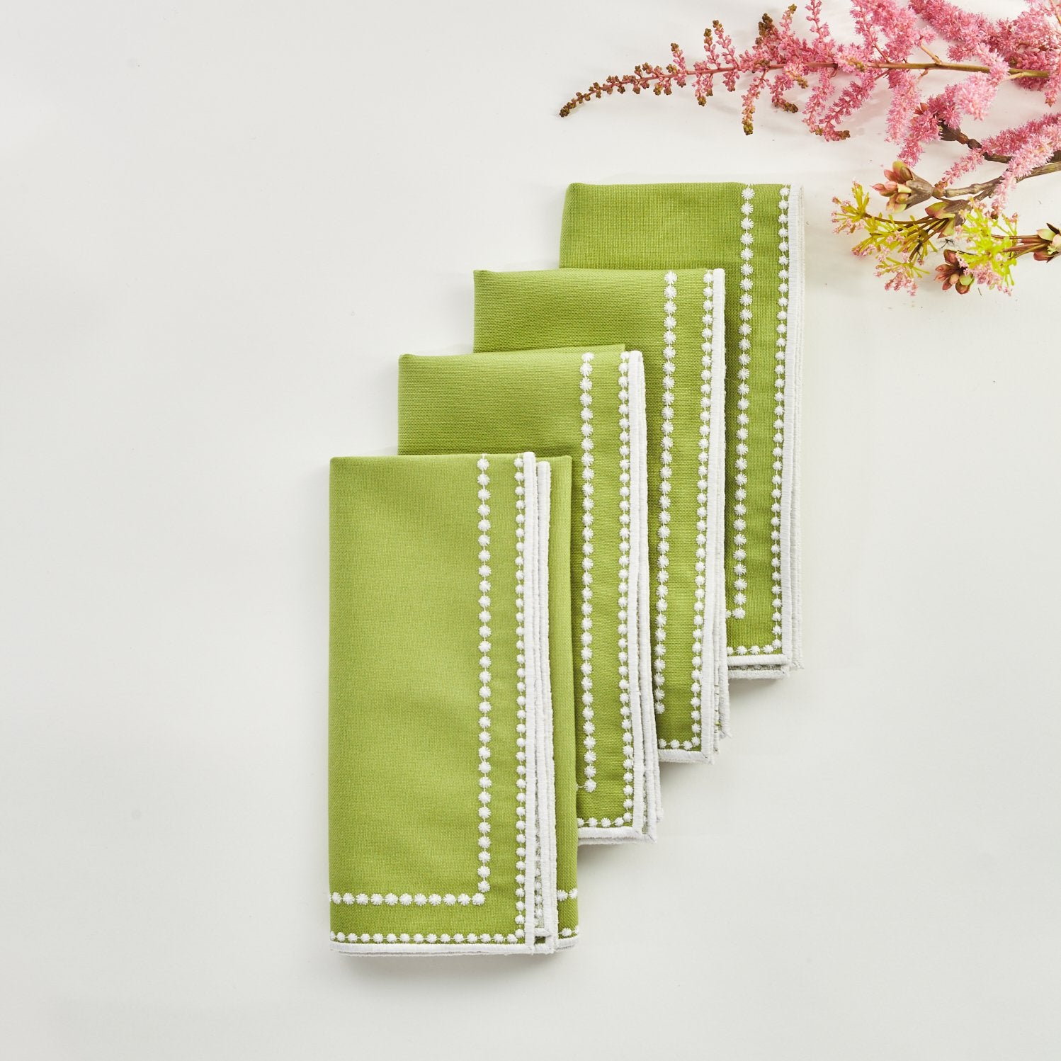 Abigail Green Napkin (set of 8) - Preloved