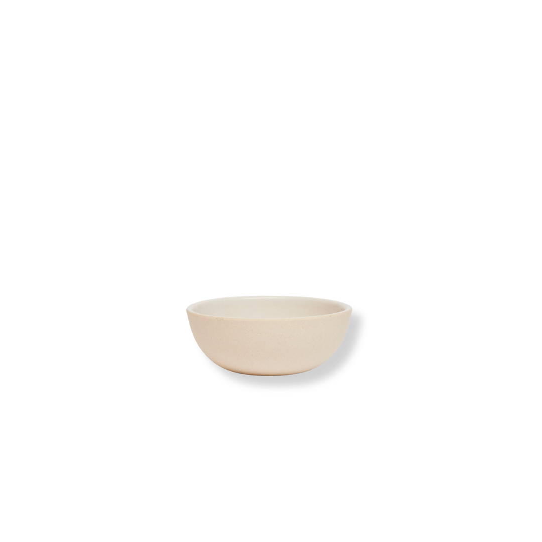 Rent: Tiny White Shell Bisque Bowl (6.4cm)