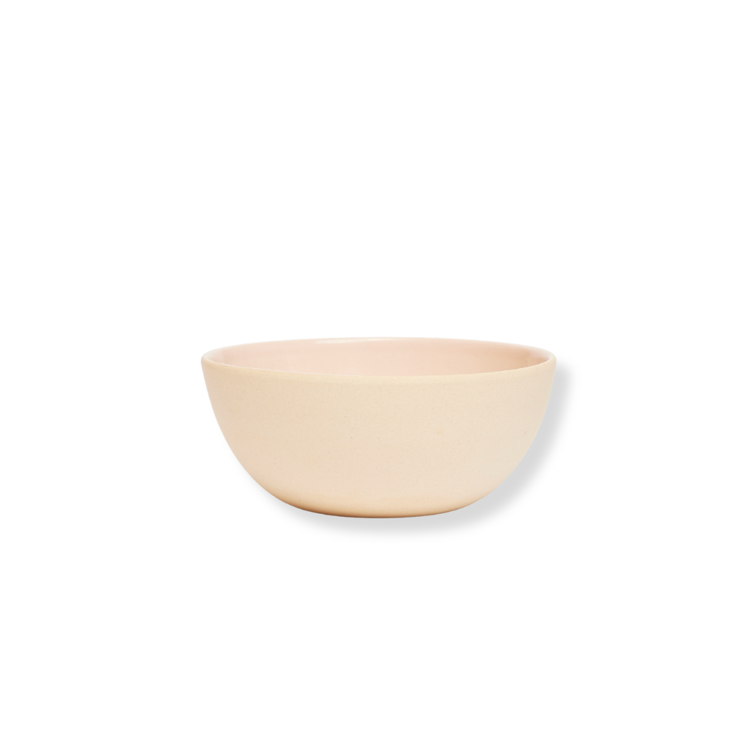 Rent: Small Pink Shell Bisque Bowl (11.4cm)