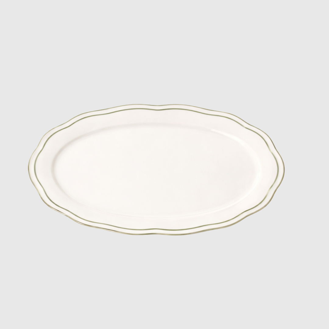 Provence Green Platter - 34.5cm