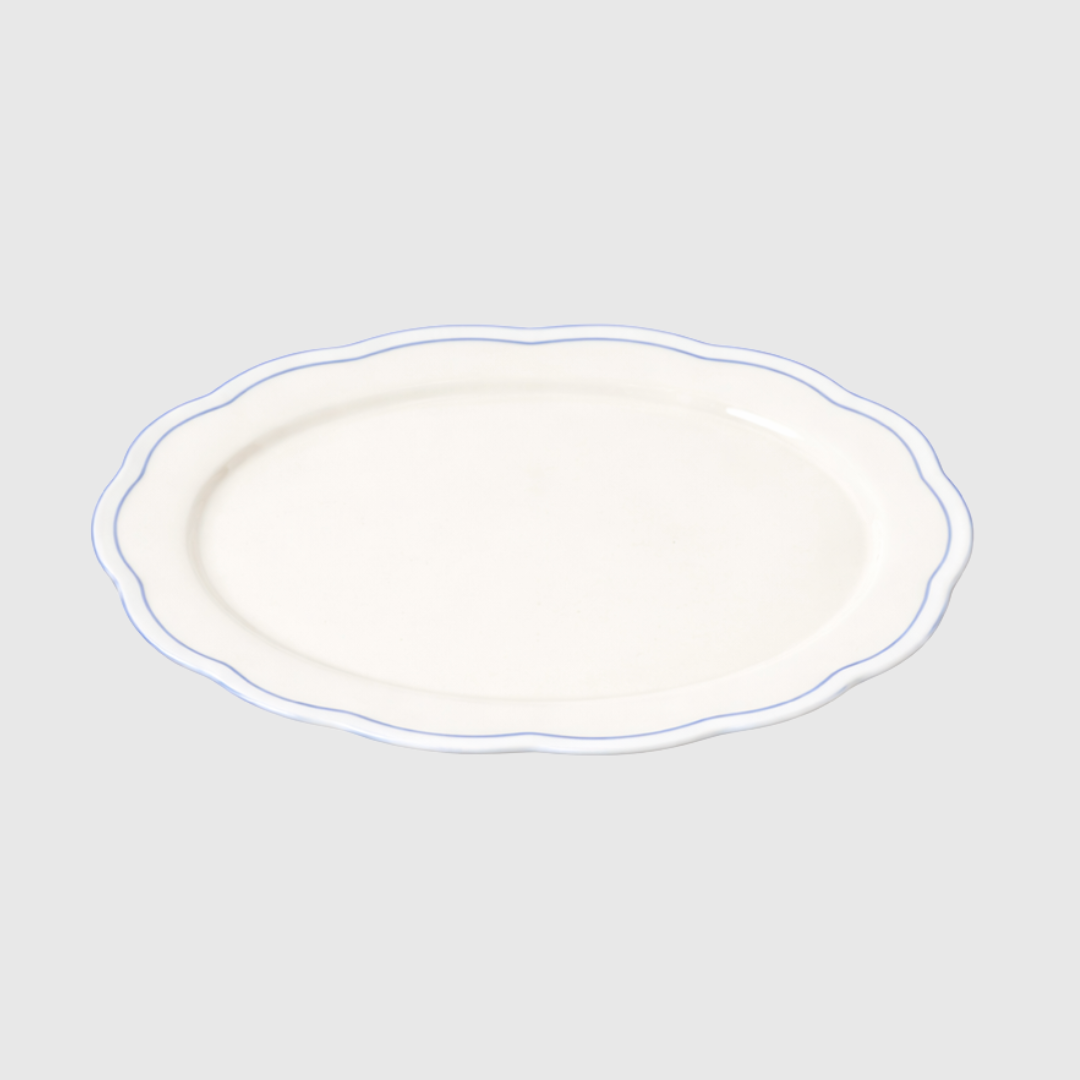 Provence Blue Platter - 34.5cm