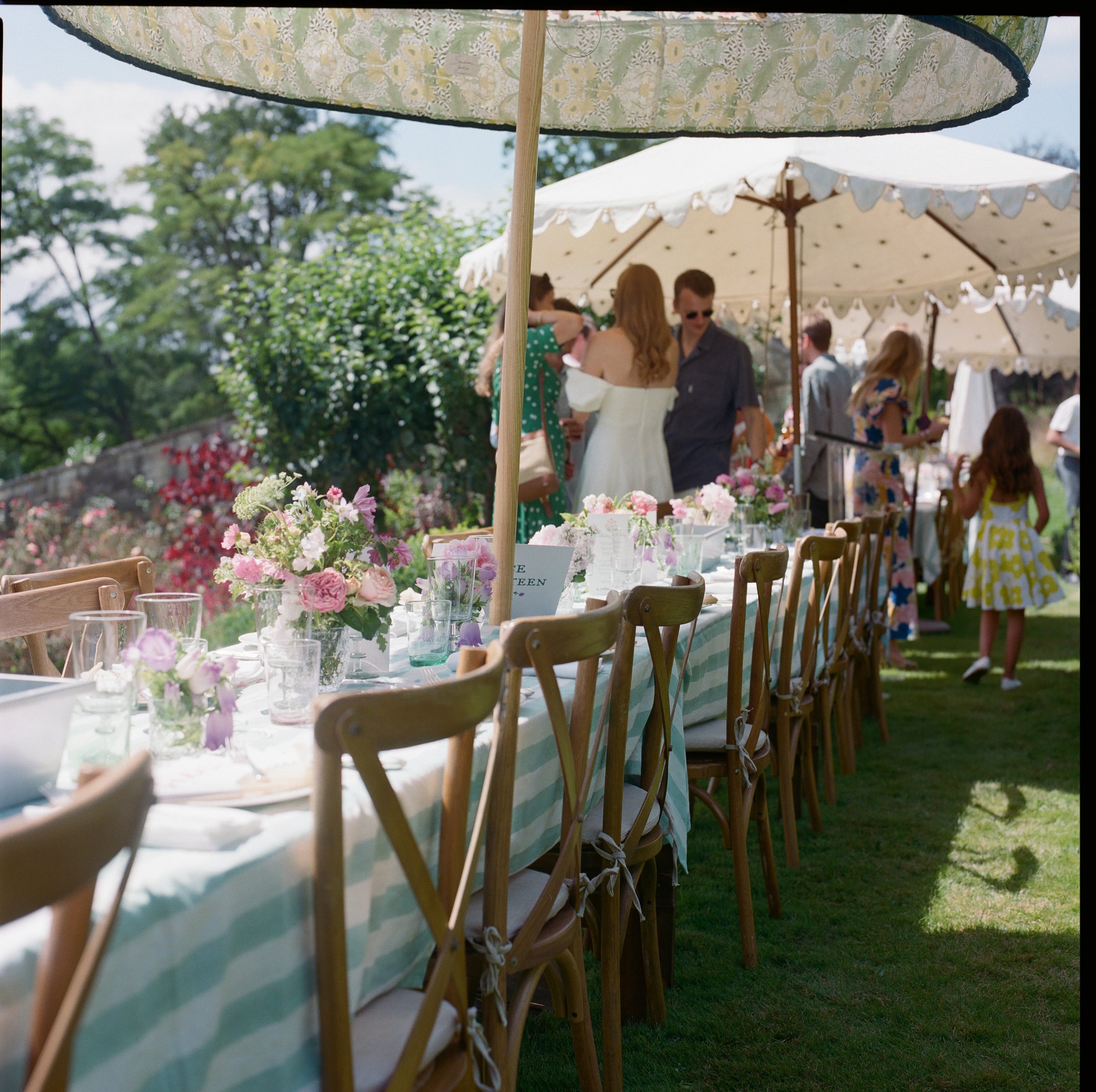 Rent: Antibes Turquoise Tablecloth
