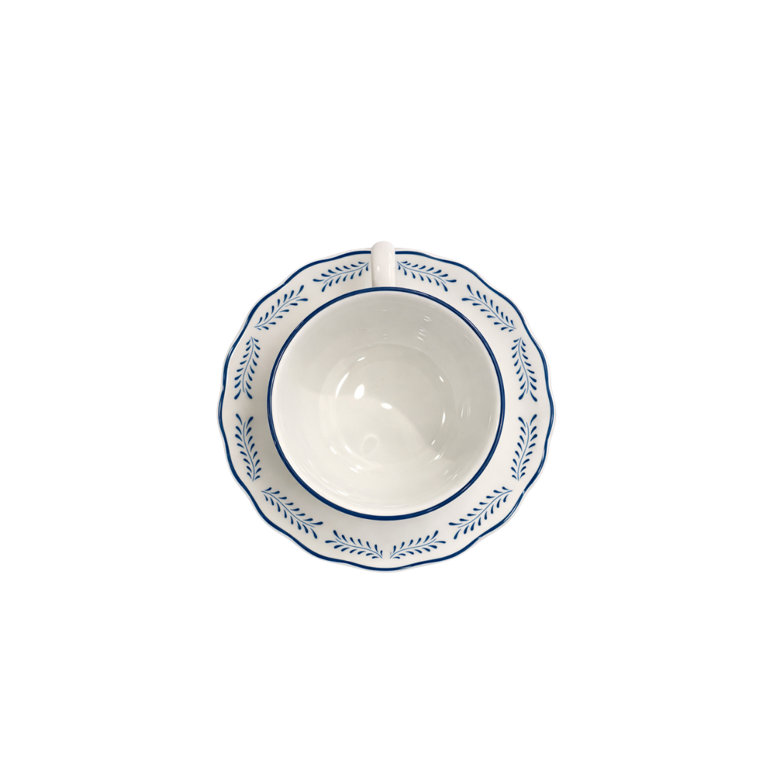 Rent: Margaux Bleu Coffee Cup & Saucer