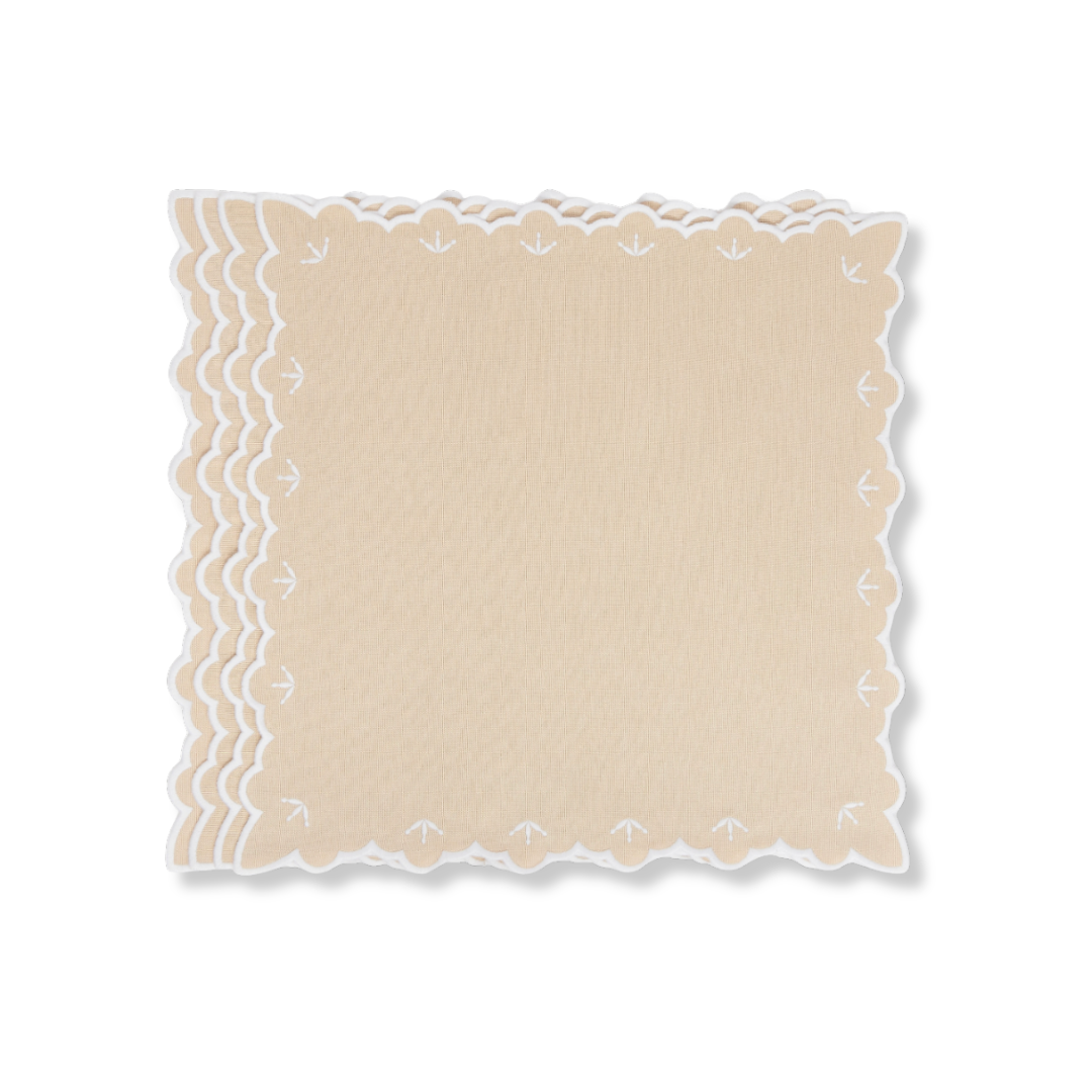 Wholesale: Embroidered Sienna Napkins