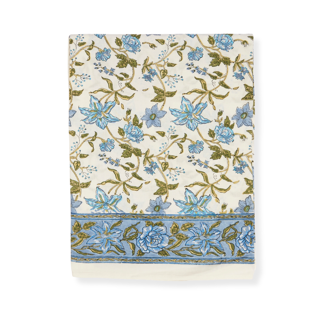 Rent: Allegra Blue Tablecloth