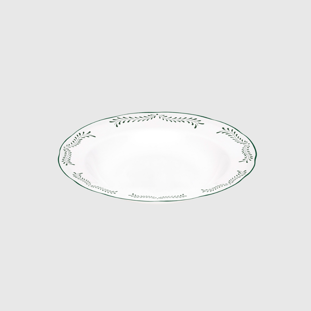 Margaux Olive 9" Rim Soup Bowl - 23cm