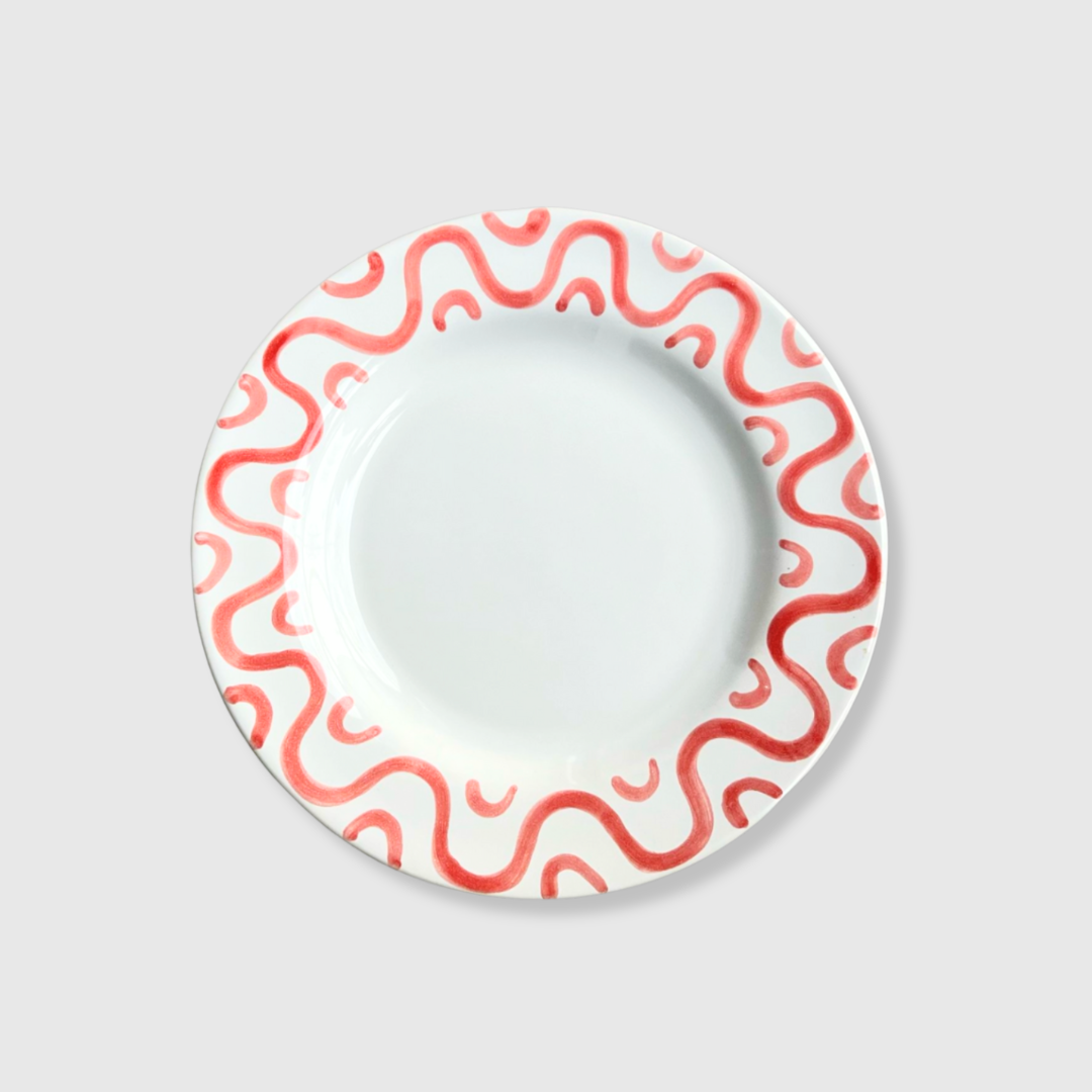 Wave Coral Starter Plates - 22cm