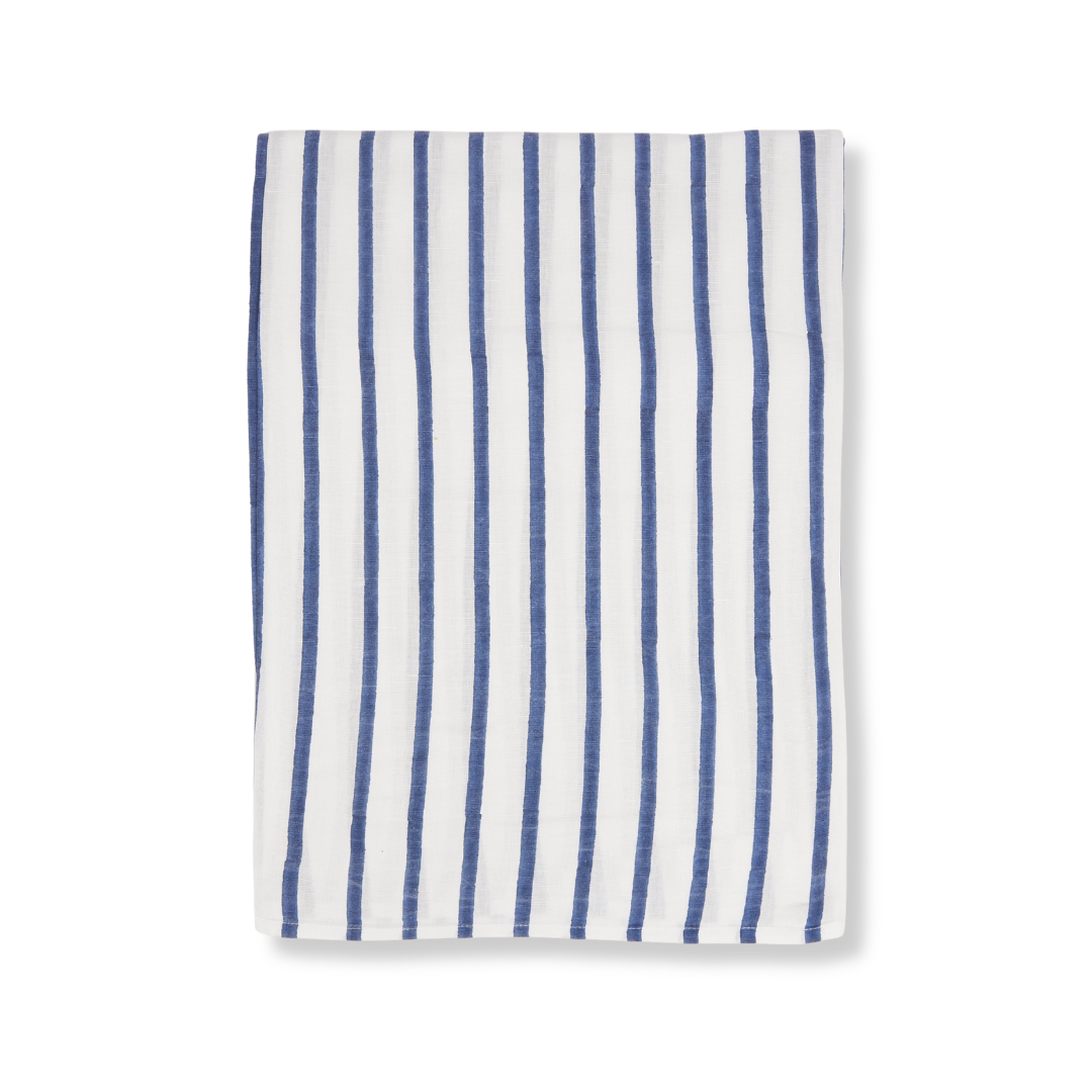 Wholesale: St Tropez Blue Stripe Tablecloth - 150x300cm