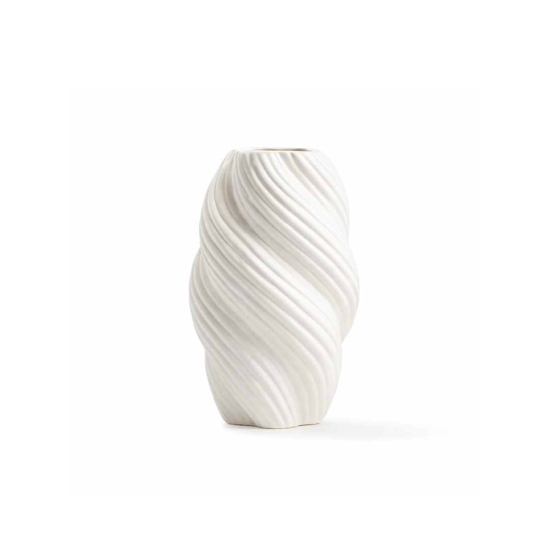 Rent: Tall Stone Swirl Bud Vase (11.5cm)