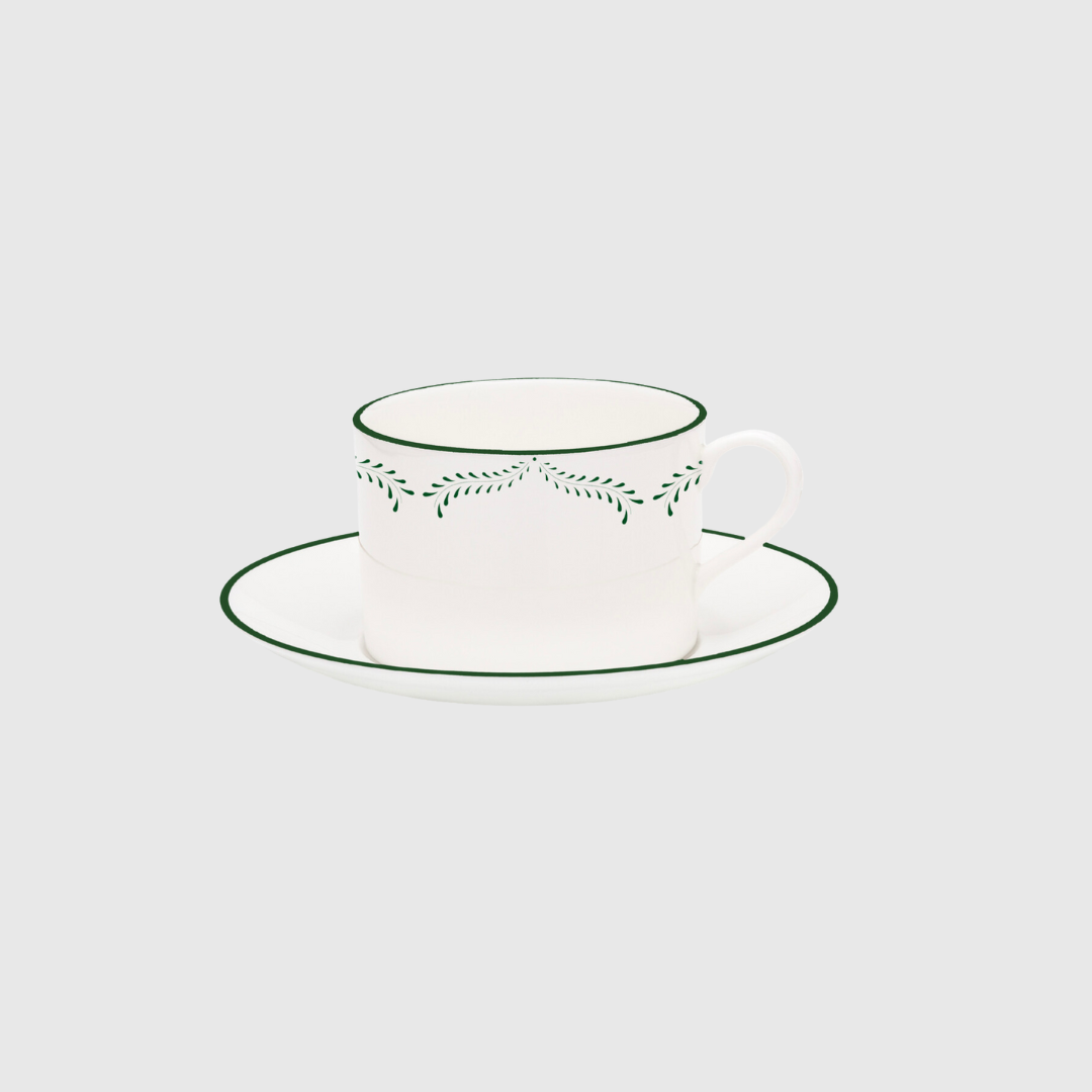 Margaux Olive Teacup and Saucer - 5.5cm