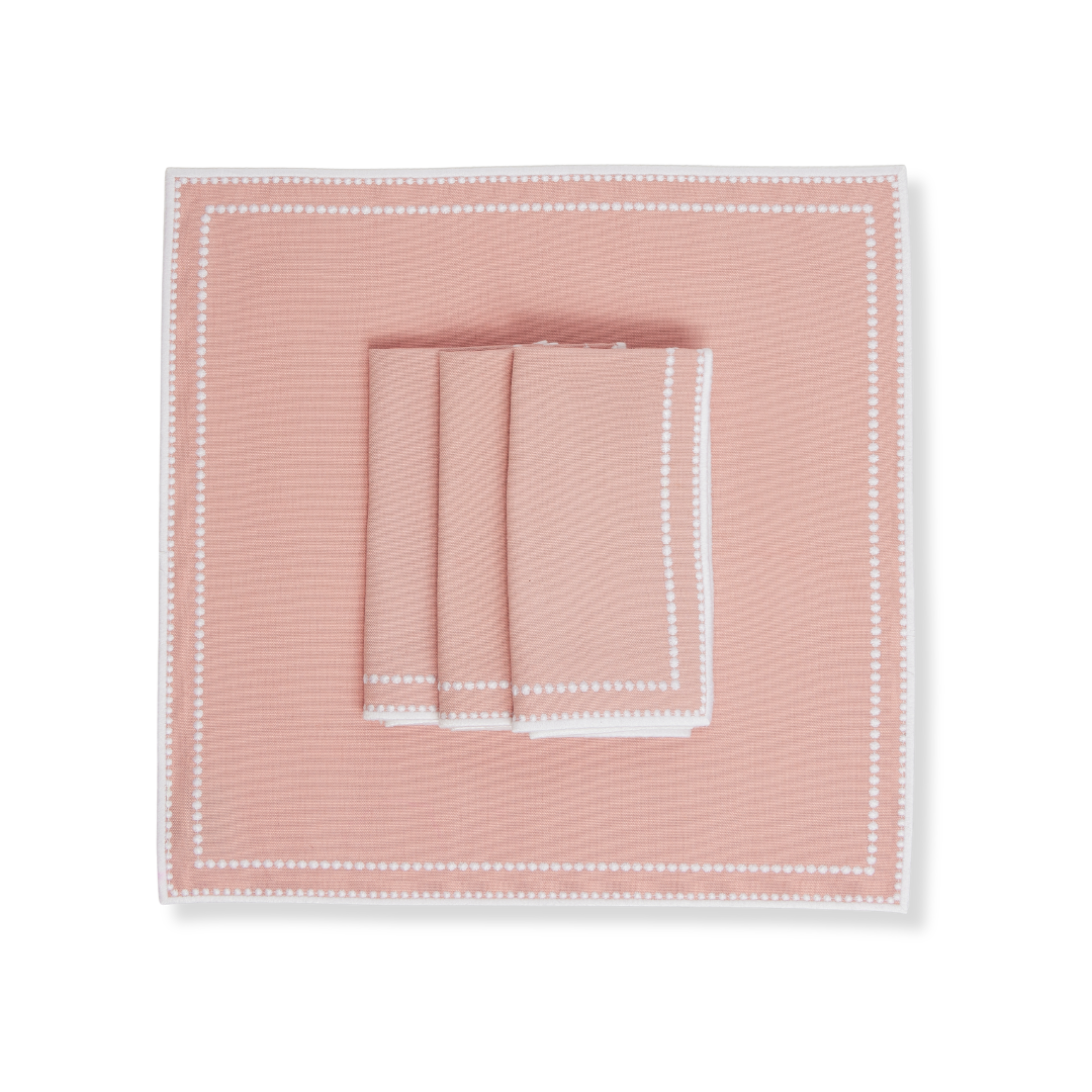 Rent: Abigail Pink Napkin (40x40cm)