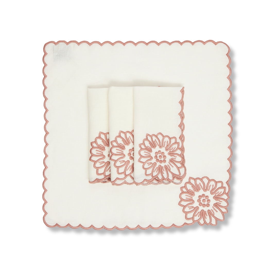 Rent: Anna Mason Pink Napkin (40x40cm)
