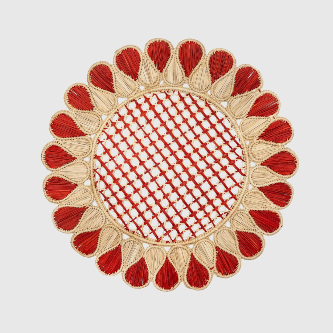 Rent: Willow Handwoven Terracotta Placemat