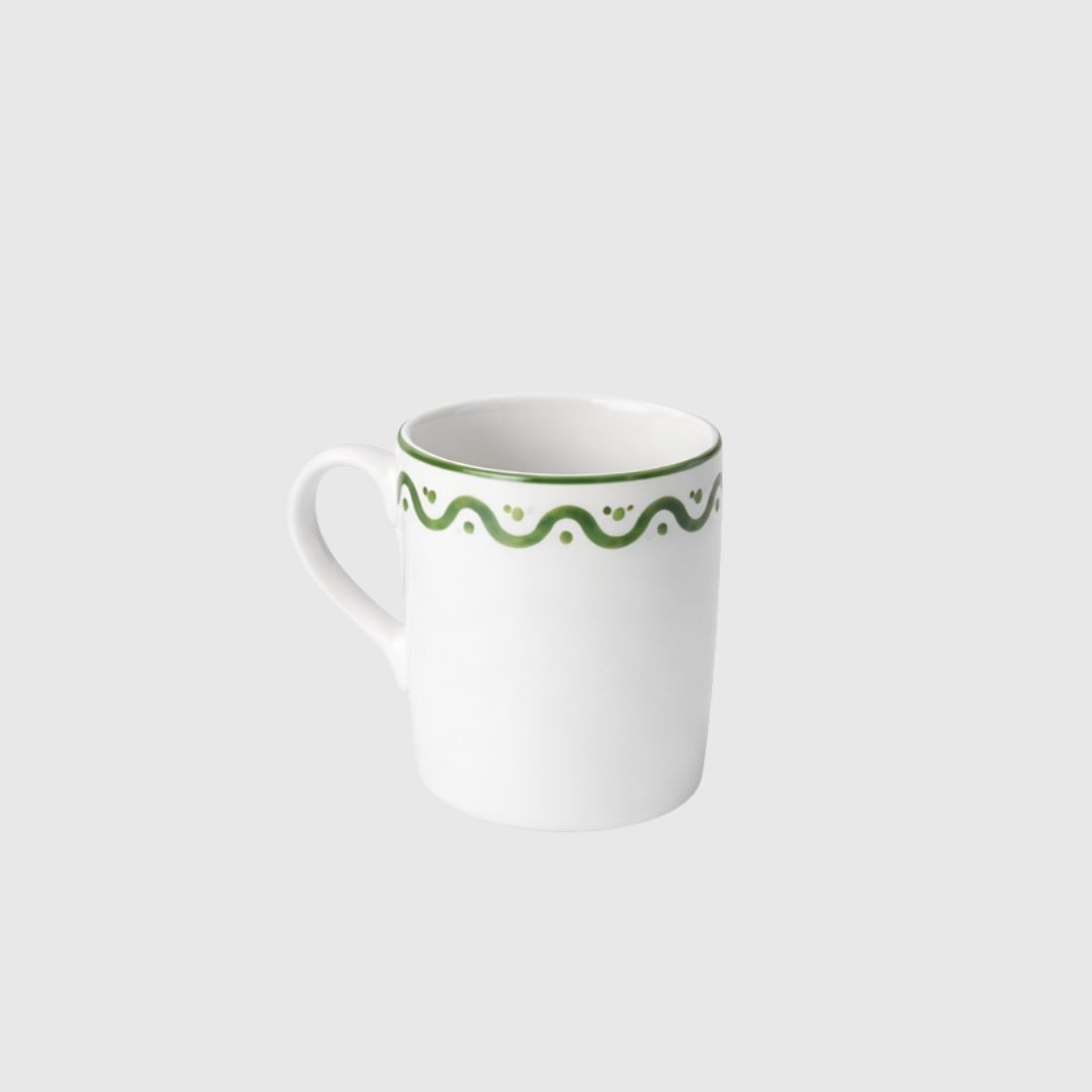 Wave Green Mug - 8.8cm