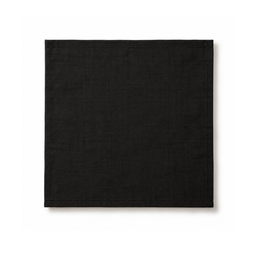 Preloved Sale: Black By Night Napkin (set of 22) (40 x 40cm)