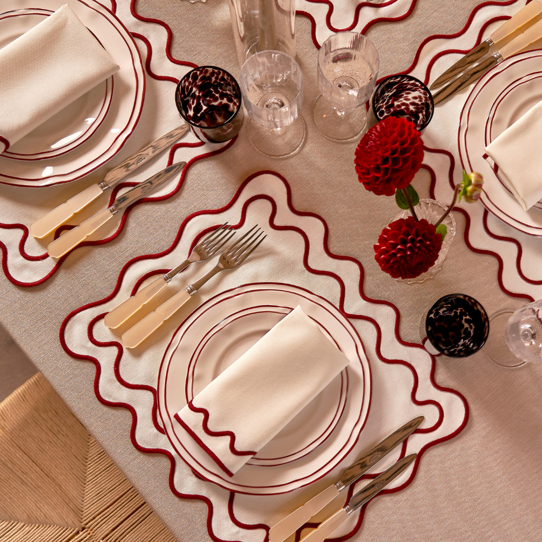 Rent: Provence Burgundy Dessert Plate