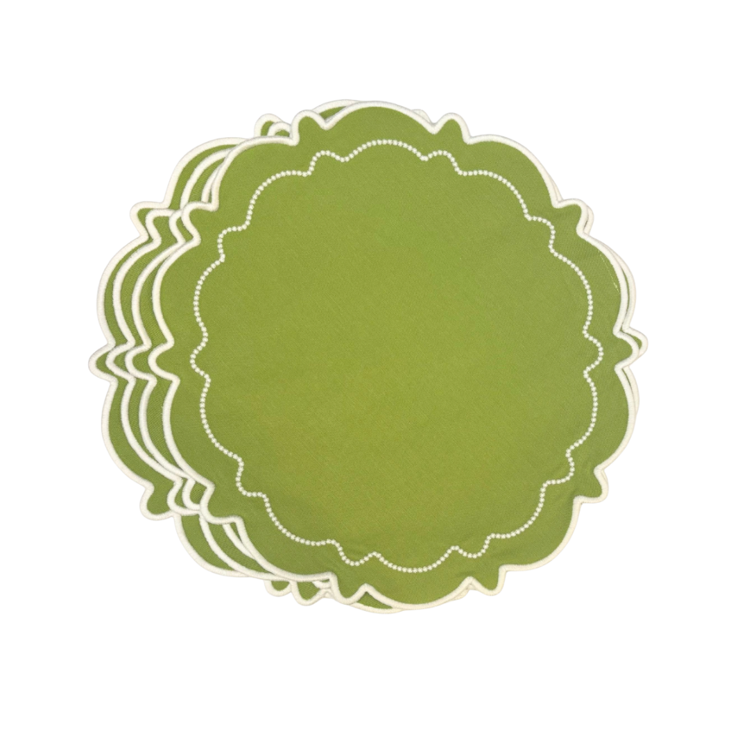 Rent: Abigail Green Placemat (40cm)