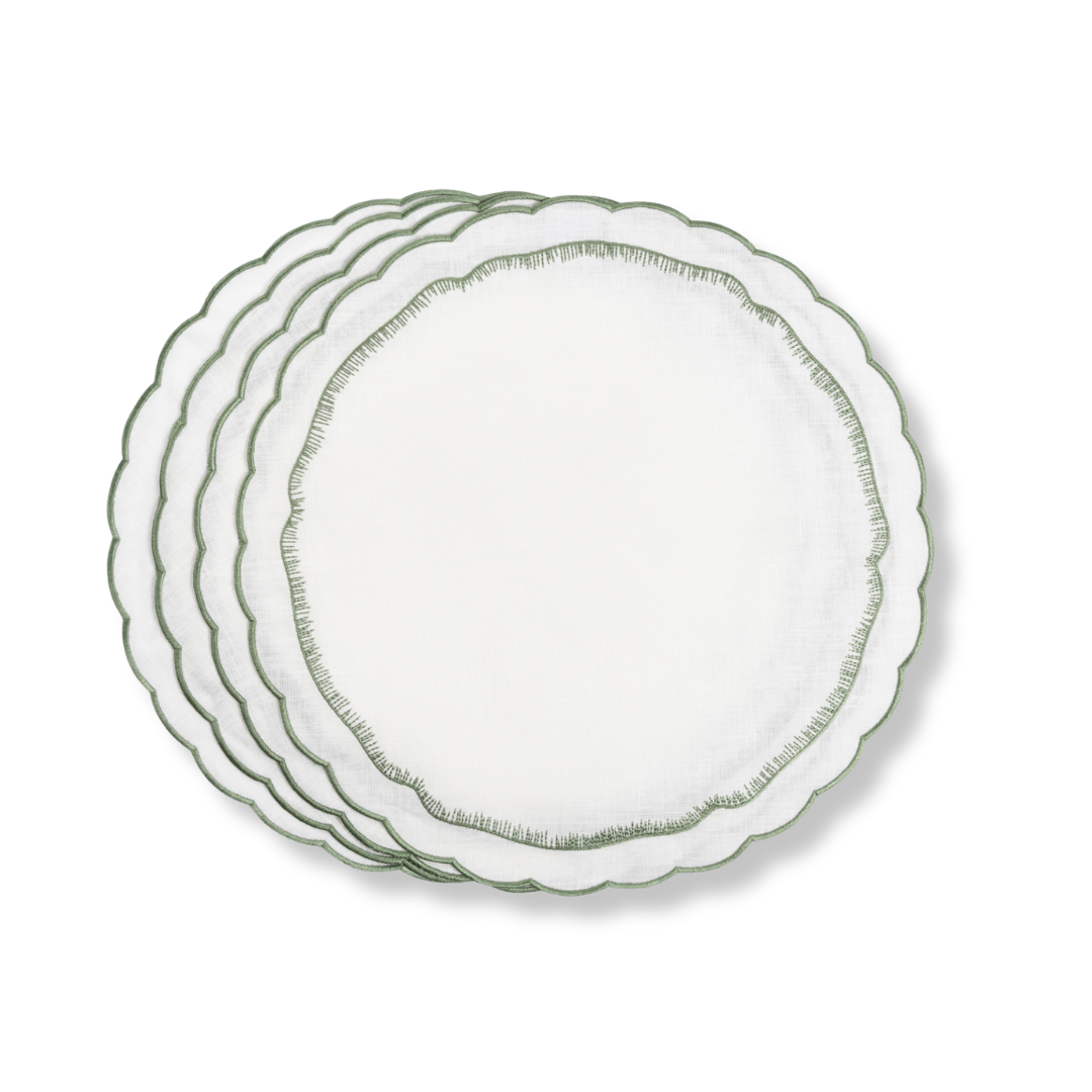 Rent: Safiya Green Placemat (42cm)