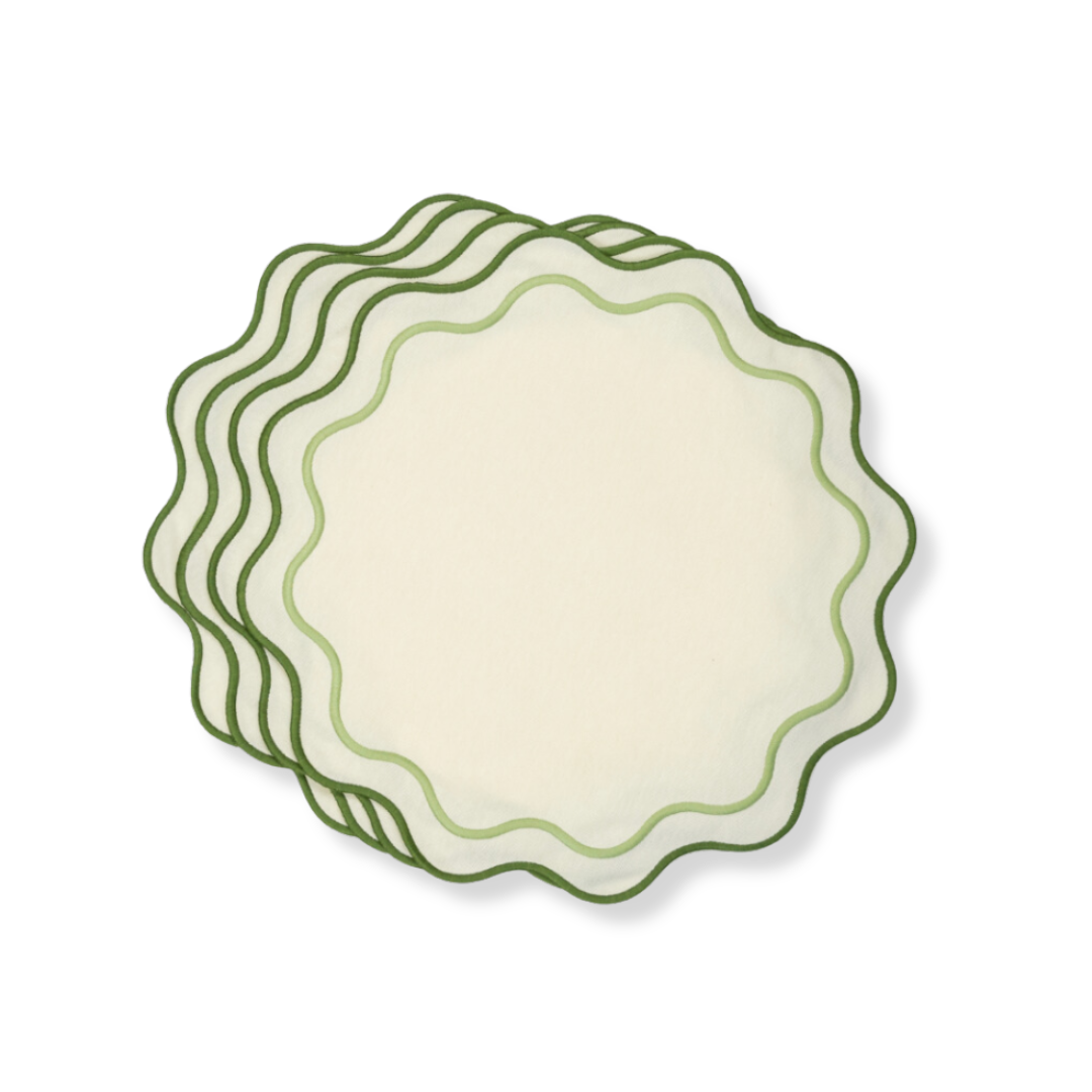 Wholesale: Embroidered Apple Placemats