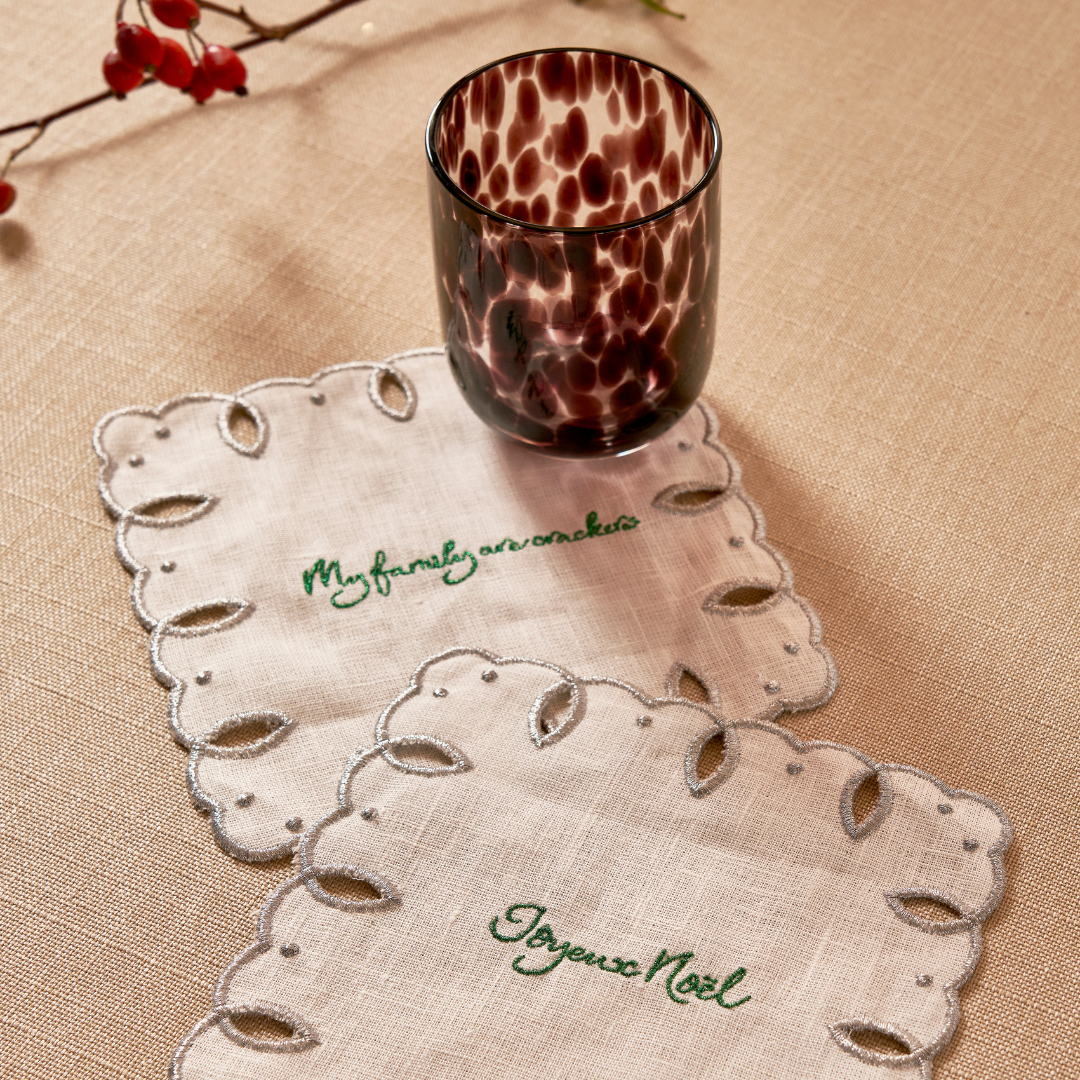 Festive Cocktail Napkins (set of 4)