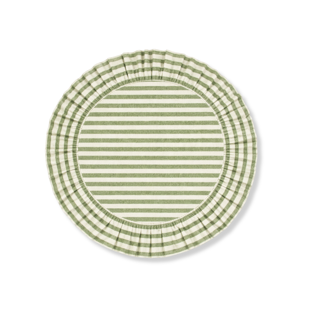 Wholesale: Provence Green Stripe Placemats