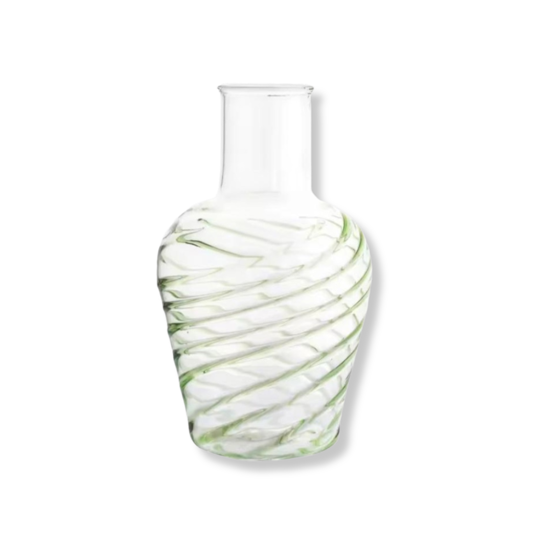 Rent: Green Swirl Carafe (21.5cm)