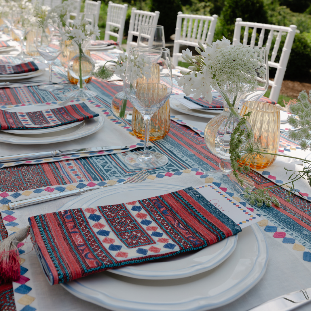 Archive Sale: Time Teller Napkins (set of 8) (Maison Margaux x Kit Kemp)