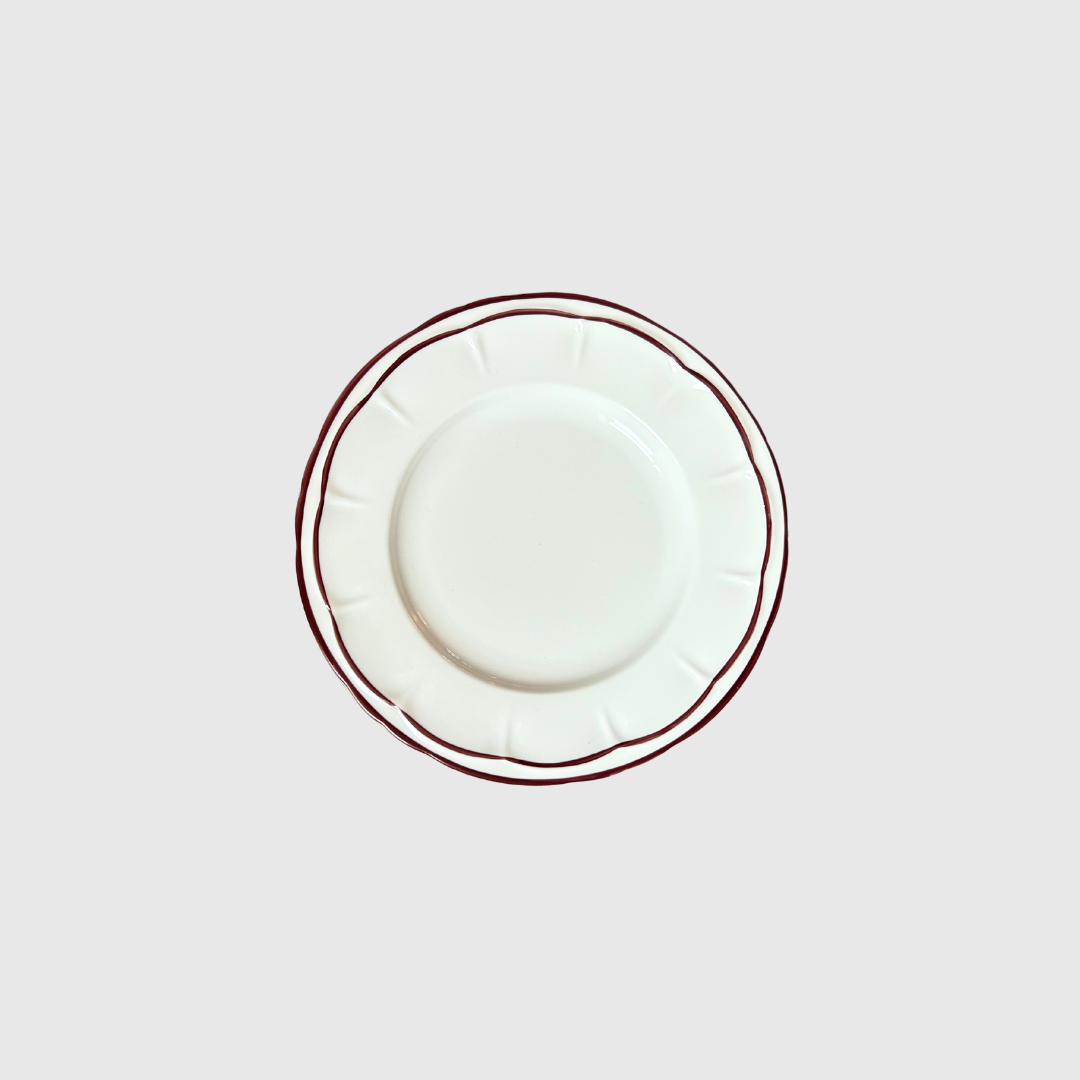 Rent: Provence Burgundy Bread Plate