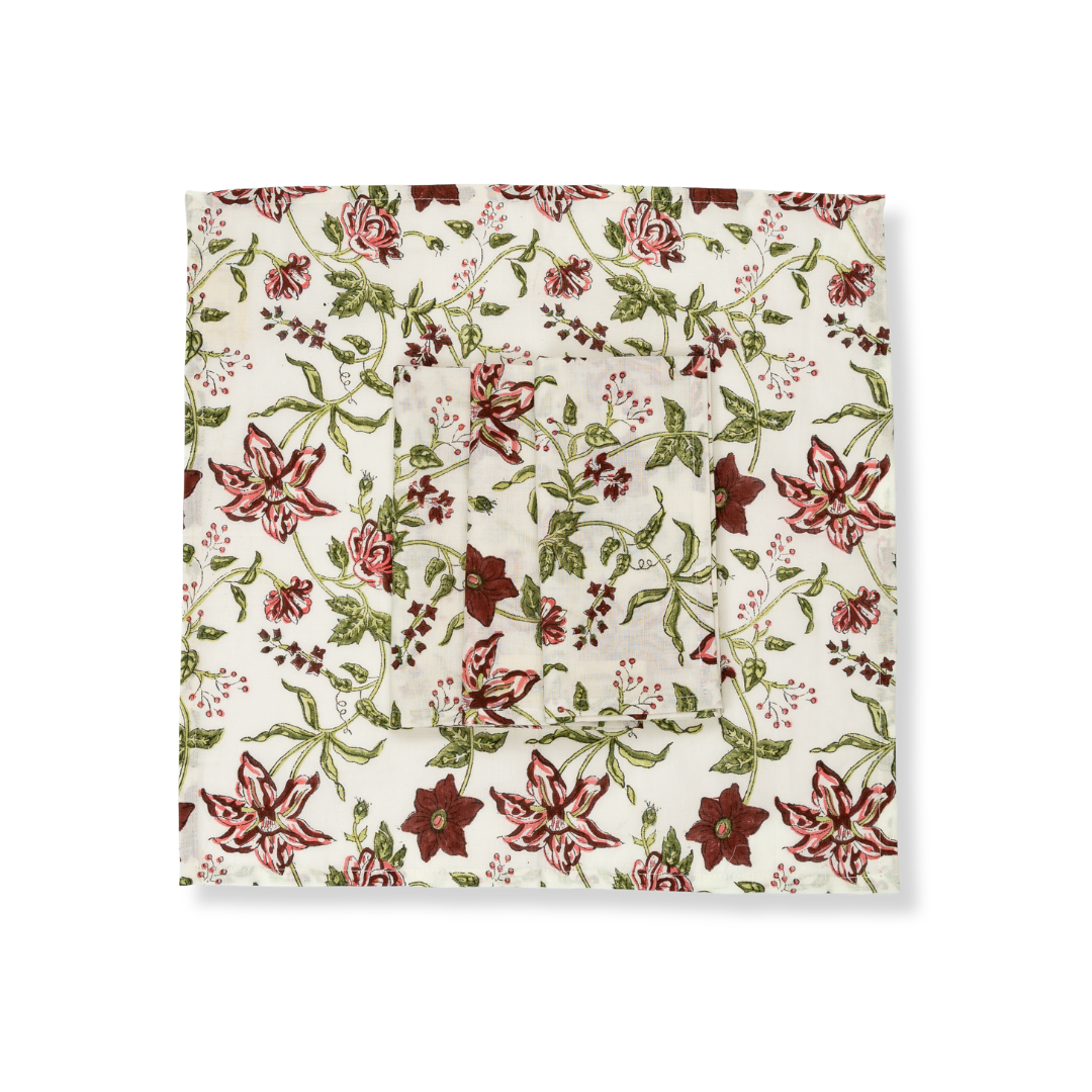 Rent: Allegra Red Napkin (40x40cm)