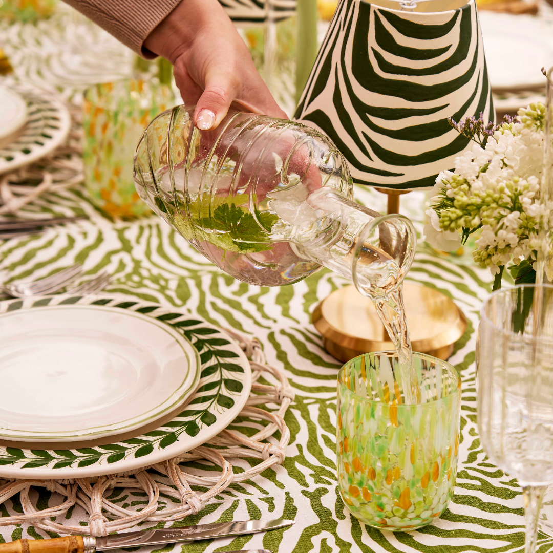 Rent: Green Swirl Carafe (21.5cm)