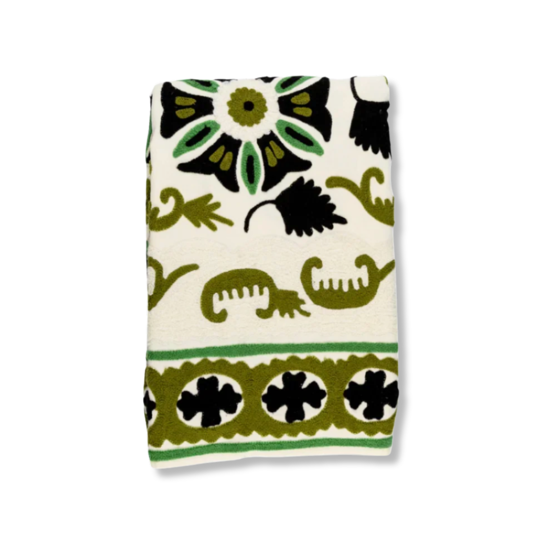 Wholesale: Forest Suzani Embroidered Tablecloth - 180x300cm