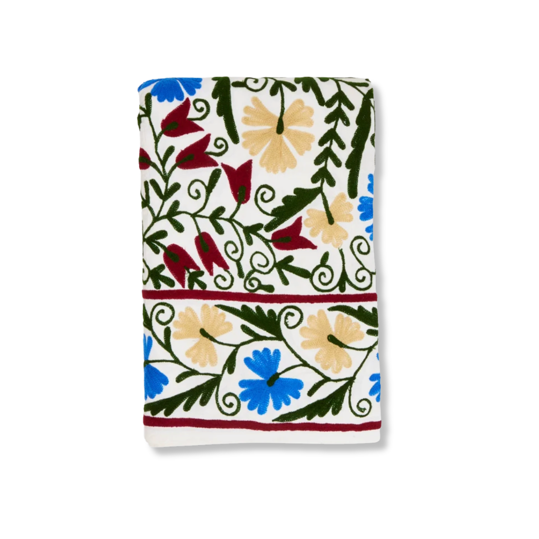 Wholesale: Jardin Suzani Embroidered Tablecloth - 180x300cm