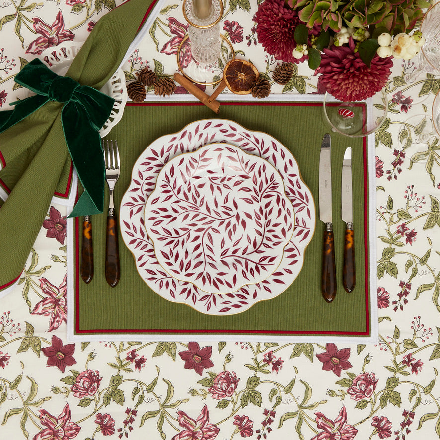 Festive Green Placemats (set of 4)
