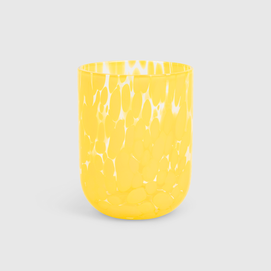 Rent: Dappled Yellow Colour Glass