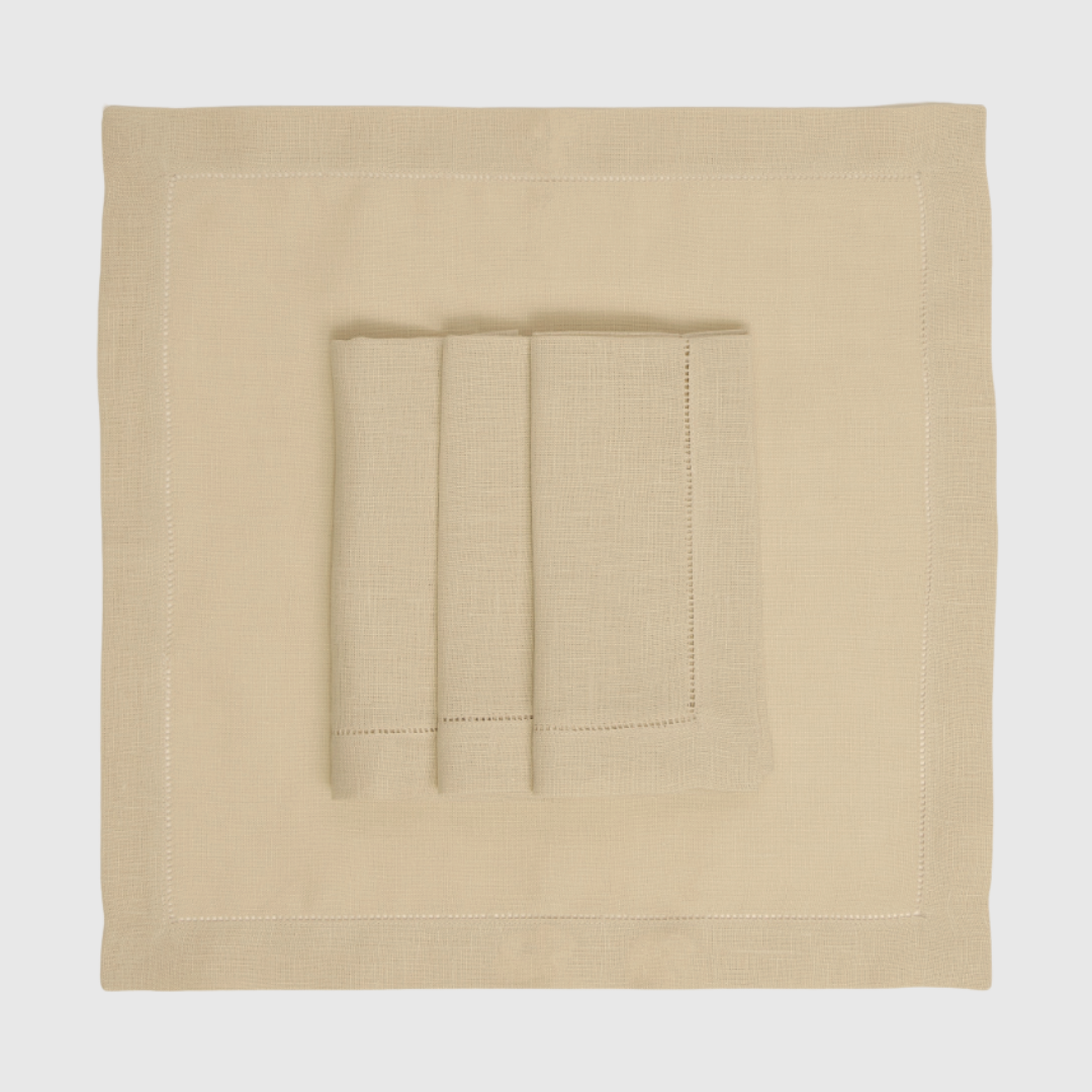 Rent: Chalk Hemstitch Napkins