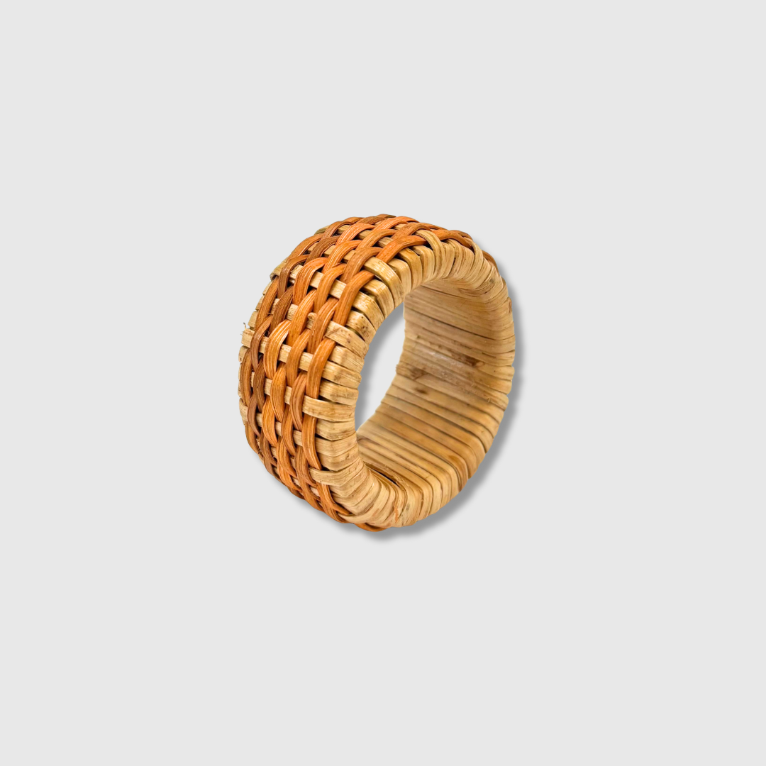 Rent: Terracotta Woven Napkin Ring